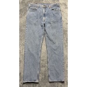 Vintage Levis 505 Jeans Mens 36*x32 Blue Regular Fit Straight Leg Grunge Y2K